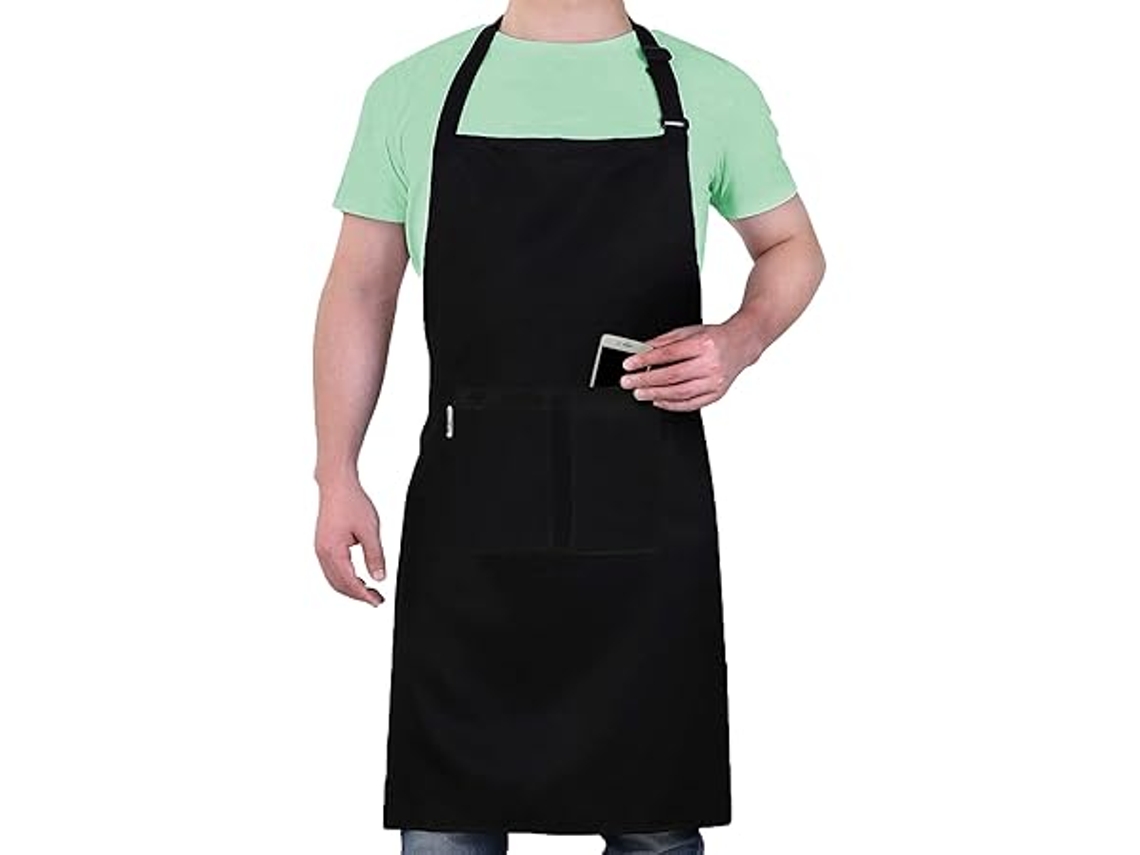 Avental de Cozinha Impermeável com 3 Bolsos STELASPLEN