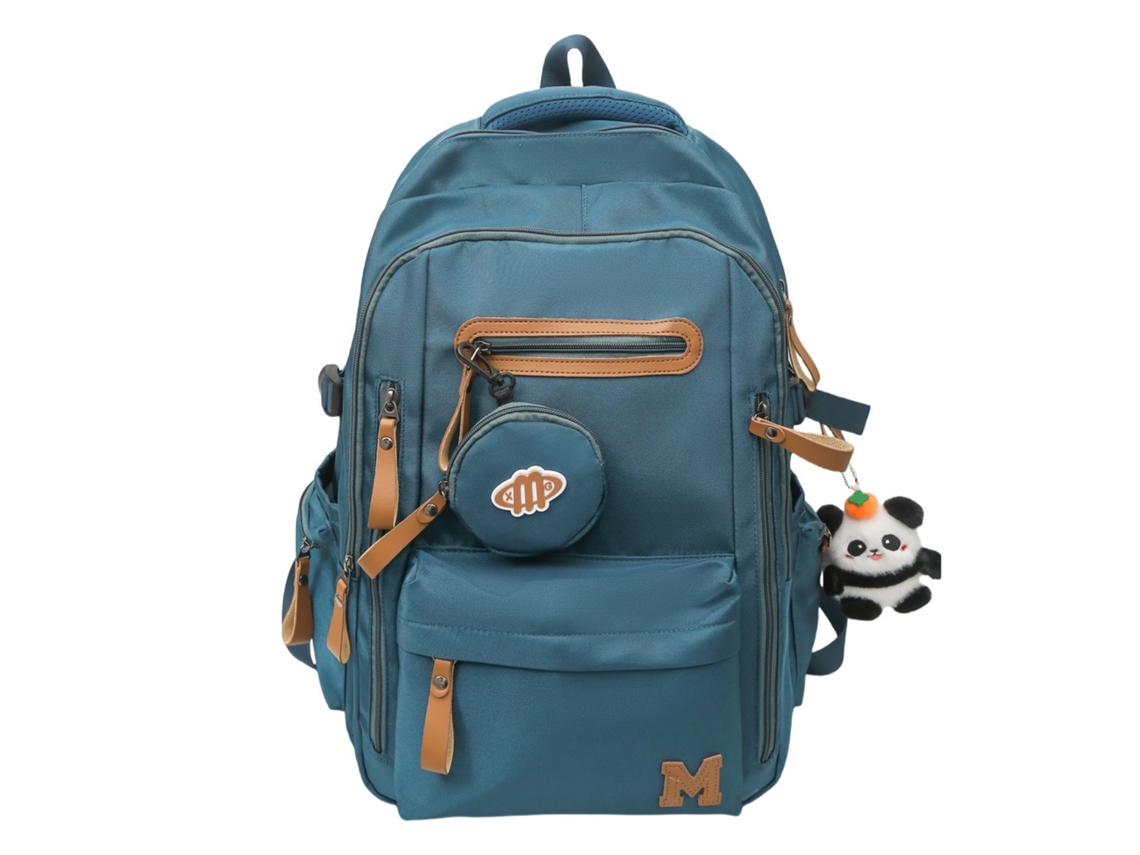 Mochila De Grande Capacidade Para Estudantes, Projetada Para Reduzir O Peso E Proteger A Coluna.azul