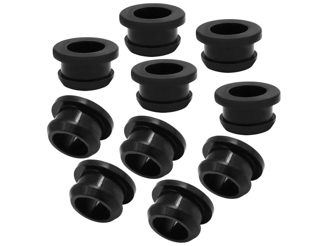 Conjunto de 10 Arruelas de Silicone em Formato Chapéu, Com Furo 1/2