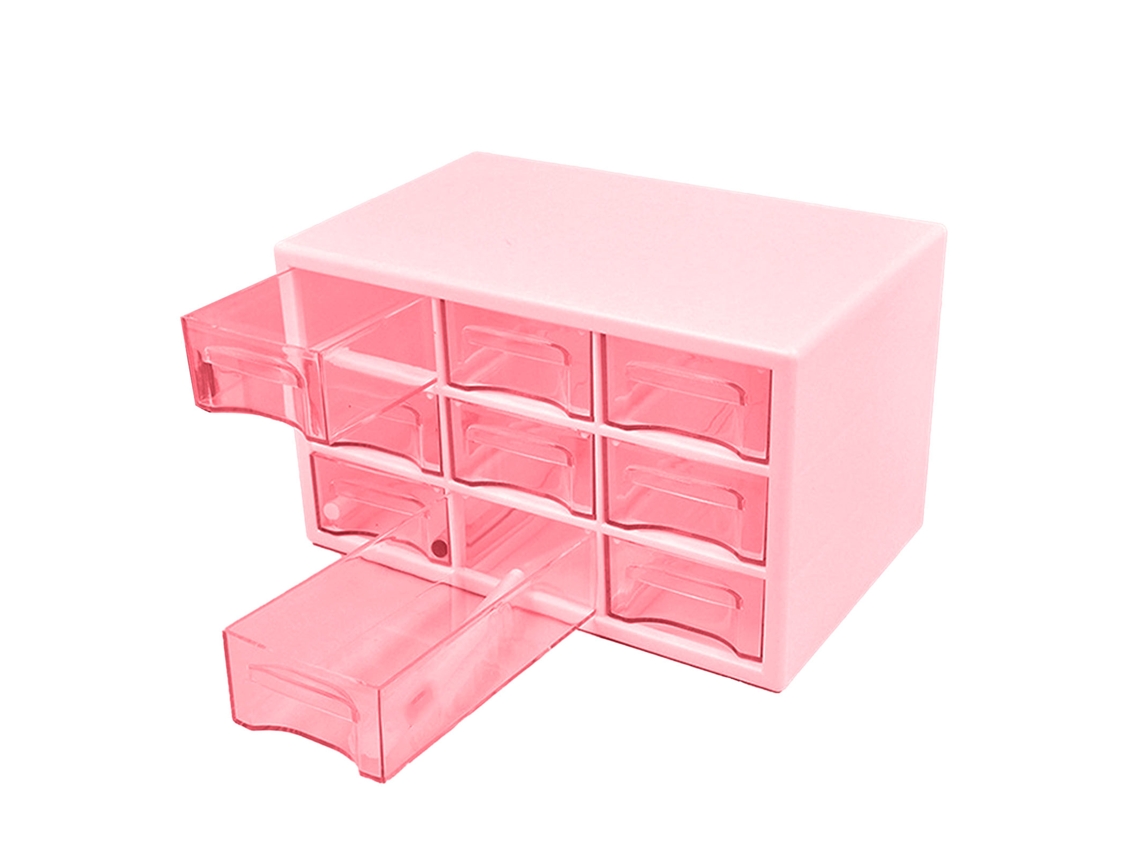Organizador de Mesa 3 Tier com 9 Gavetas Plástico | S/MARCA