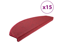 Carpet Stair Tread, Carpet Stair Treads Vidaxl Vermelho Polipropileno (65 X 24 X 4 Cm)