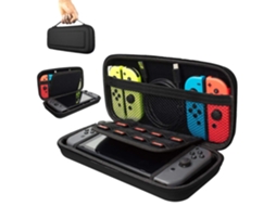 Nintendo Switch e Novo Switch Oled Preto (apenas Capa Protetora)