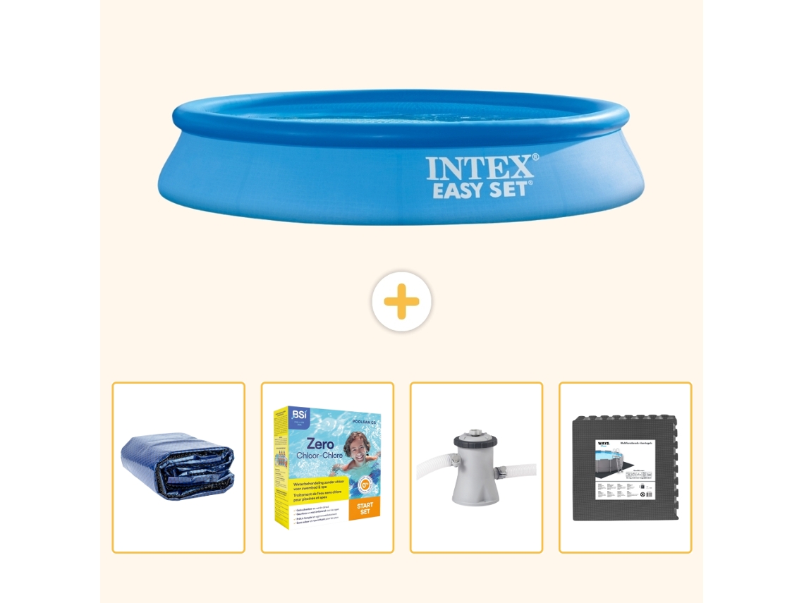 Intex Piscina Easy Set Redonda - 305x61 Cm - 5-peças Scb10