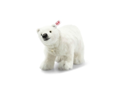 Urso Polar De Pelúcia Steiff, Branco Inverno Com Cristais Swarovski Urso De Pelúcia De Luxo