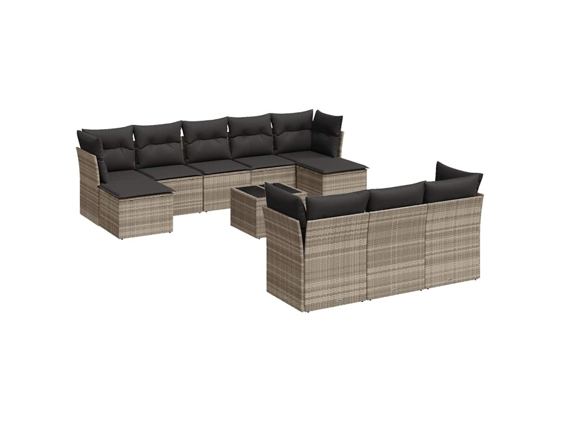 Garden Sofa Set, Garden Sofa Sets Vidaxl Cinzeto Rattan / Vime (n/a)