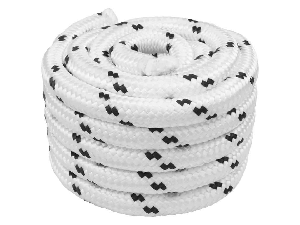 Vidaxl Corda De Barco 2.5 Mm 25 M Branco Poliéster