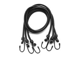 Conjunto Com 10 Peças De Corda Elástica Amarração Ganchos, Resistente E Com Tensão Ajustável, Para Caminhões E Motocicletas