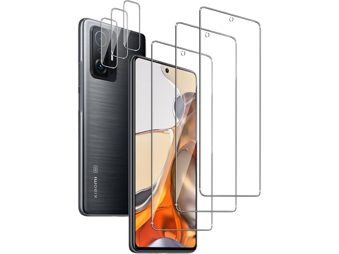 Capa Protetor Câmera Antiderrapante Para Xiaomi Xiaomi 11t 5g/11t Pro 5g Hongwe. Vidro Temperado