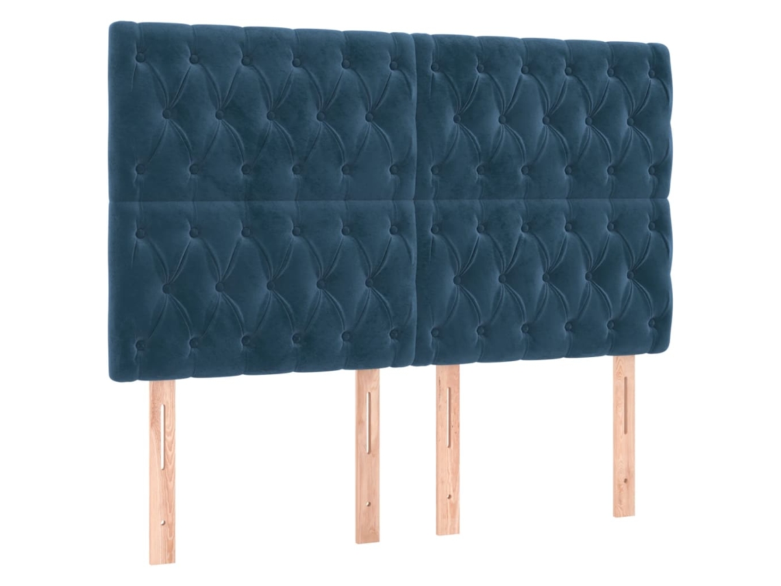 Headboard, Headboards Vidaxl Azul Veludo (144 Cm)