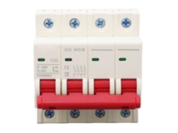 Interruptor Miniatura 4p Din Rail 20a 1000v Proteção contra Sobrecarga e Curto circuito S/MARCA