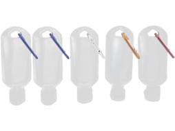 Frascos de Viagem Recarregáveis 50ml, Frascos Abridores, Multicoloridos, Conjunto de 6