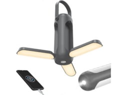 Lanterna De Acampamento Recarregável, Led De 10000mah Com 3 Modos De Regulagem Para Acampamento Ao Ar Livre. Olysi Shop