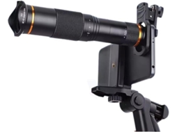 Teleobjetiva Para Celular De Concerto De Alta Definição 38x, Binóculo Sem Ângulo Escuro, Câmera Externa (preto)