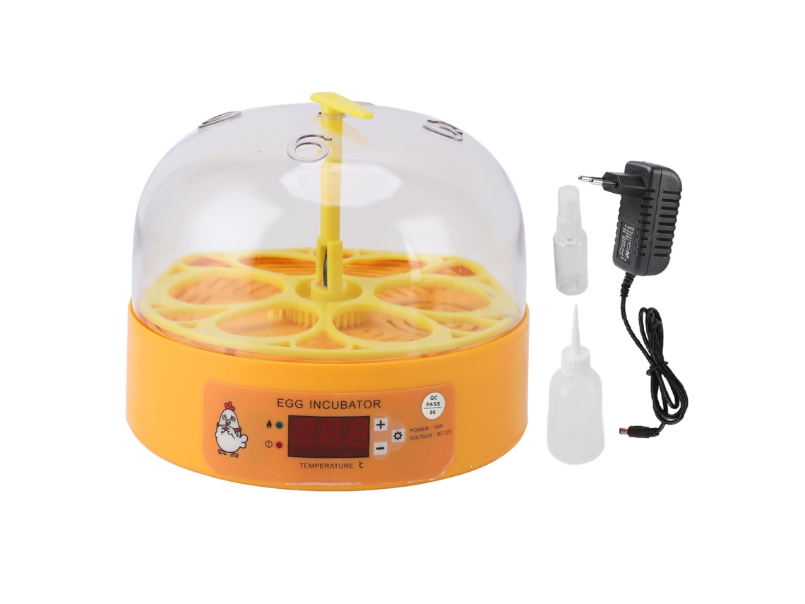 Incubadora de Ovos Primerox inteligente 6 ovos controle de temperatura girar automático galinha pato