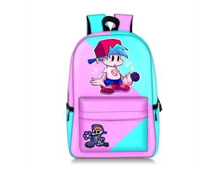 Mochila Escolar HONXINM Clássica Leve Multi-bolso Multicor (47x28x14 cm)