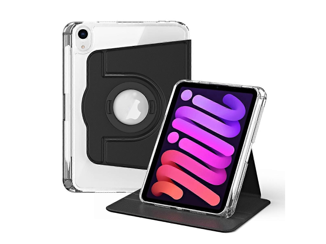 Capa de acrílico transparente destacável com rotação de 360 graus para tablet da Webake