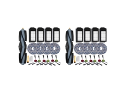 Kit com 34 acessórios para aspirador Ecovacs Deebot X1 Omni. Peças de reposição para o aspirador Ecovacs Deebot X1 Turbo.