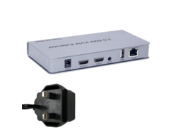 Extensor Usb Kvm Compatível Com Hdmi 1080p 60hz Extensor Usb Kvm Sobre Cabo Ethernet Cat5/6 Extensão De Sinal Para 196 Pés/60 M Slowmoose