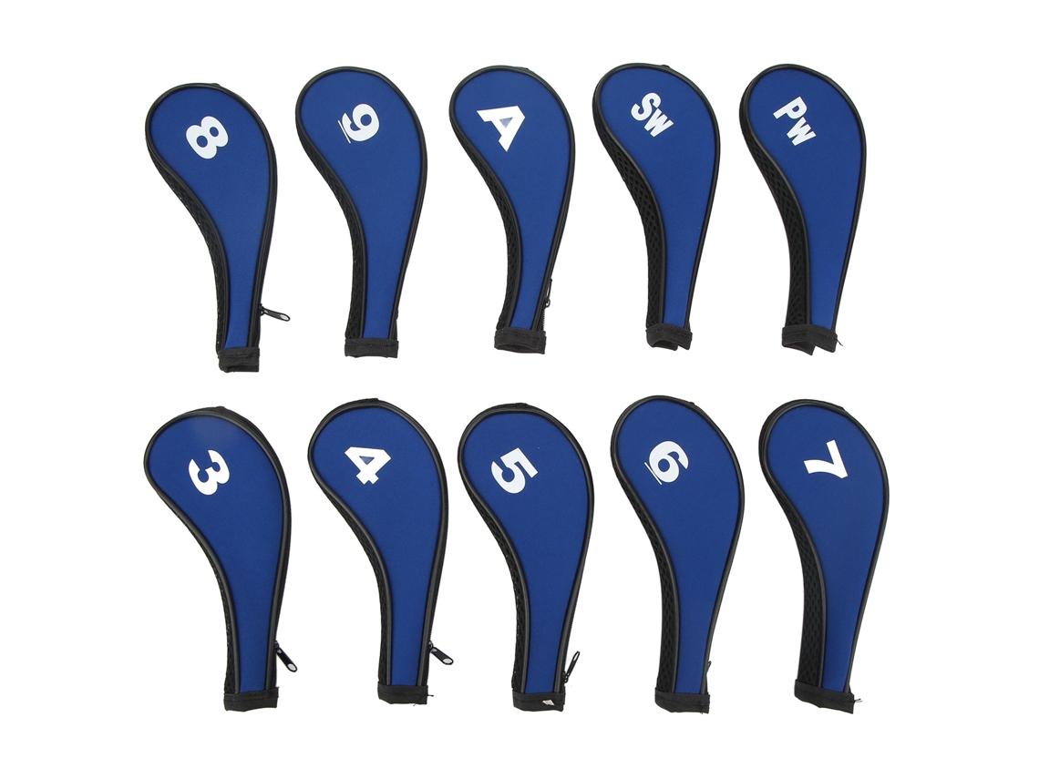 Capas para cabeças de tacos de golfe com números 10 S/BRAND