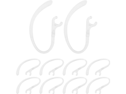 Jojofuny Crochês Oreilles Em Silicone 10pcs Para Écouteurs Sans Fil, Clips Rotativos 360 ° Antiderrapantes,