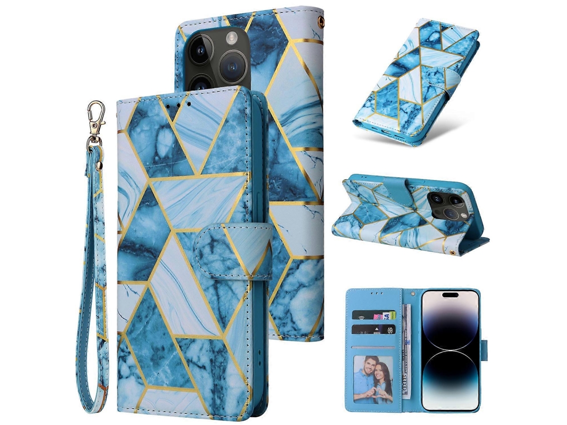 Capa De Couro Pu Com Flip Horizontal E Costura Bronzeada Para Iphone 14 Pro Max