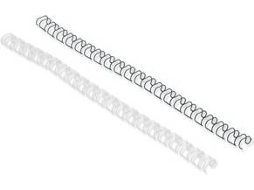 Argolas para Encadernação GBC Wirebind 21 Loop 14mm Black (A4)