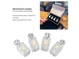 Conjunto De 4 Amostras De Perfume Com Atomização Leve, À Prova De Vazamento E Fragrância Elegante Vante