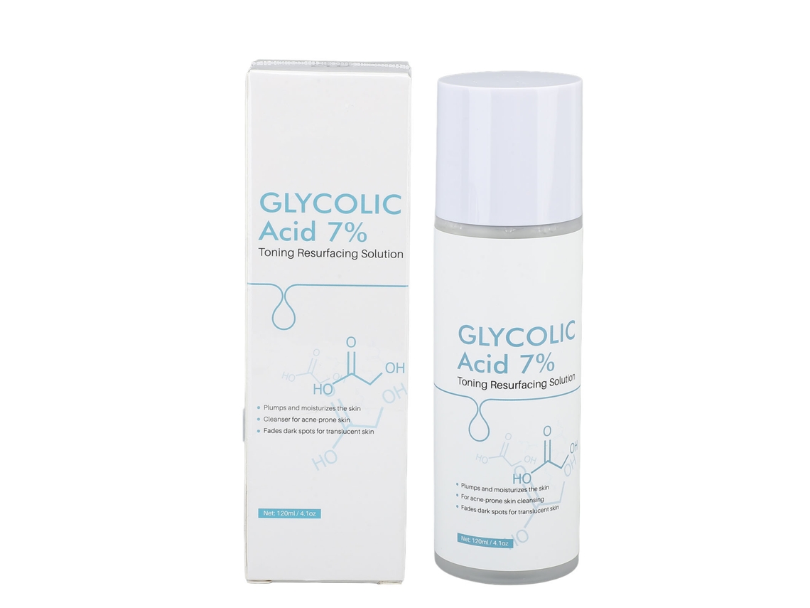 Tônico De Ácido Glicólico 7% 120ml Hidrata Reduz Manchas