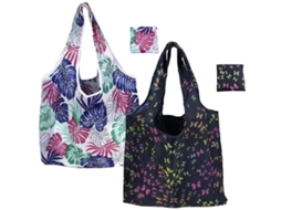 Sacolas de Compras Reutilizáveis ​​e Dobráveis ​​para Mulheres, Sacola de Compras de Nylon Lavável com Costuras Reforçadas. GOKOCO