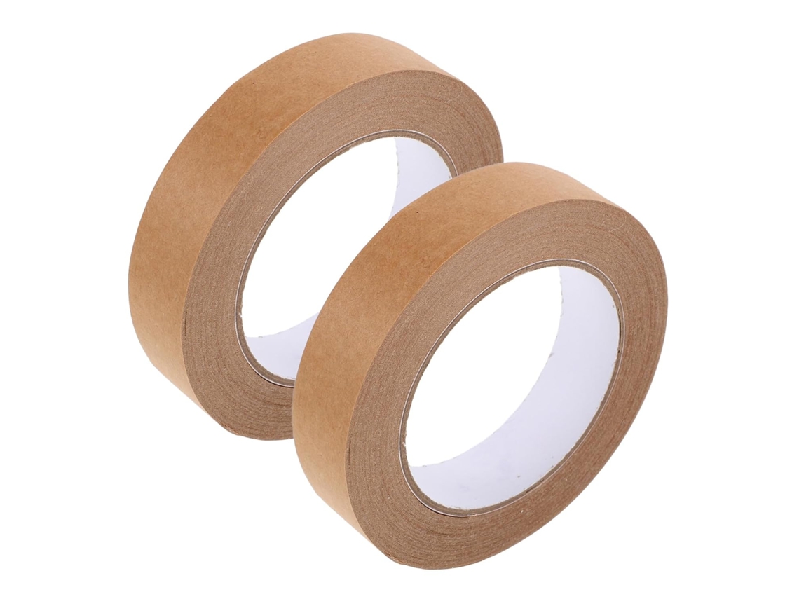 Pedaços de Fita Adesiva Papel Kraft para Escrever, Ideal Etiquetar, Organizar e Projetos Criativos. 11,50 X 2,