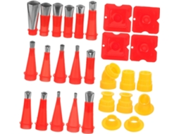 Kit De Ferramentas Para Calafetagem Com 28 Peças - Conjunto De Peças Com Bicos E