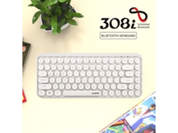 Teclado LAXISCREED Bt 84 Teclas Branco