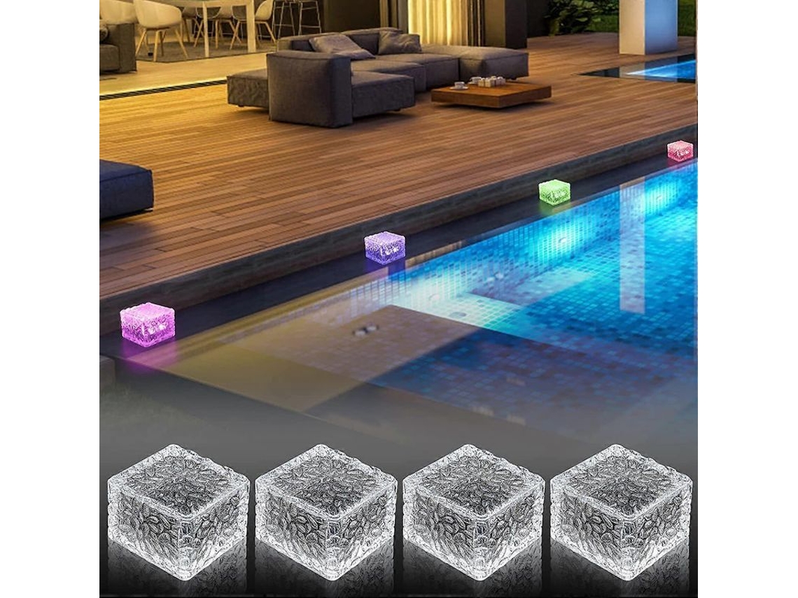 Piso De Vidro Solar Led Com Sensor De Luz, À Prova De Água, Fácil Instalação Para Jardins E Balcões