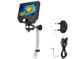 Microscópio Digital De Alta Definição 600x Com Tela De 4,3 Polegadas (gravação De Vídeo E Captura De Fotos)