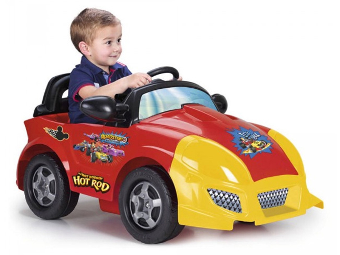 Mini Carro FAMOSA Mickey & the Roadster 6V a Bateria