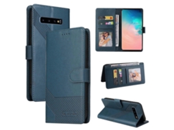 Capa De Couro Magnética Com Sensação De Pele Gqutrobe Para Samsung Galaxy S10