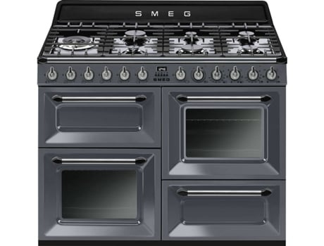 Fogão SMEG Victoria TR4110GR (158 L - Gás Natural - Slate Grey)