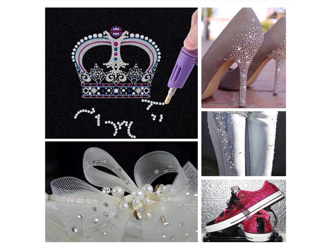 Máquina De Hot Stamping Diy Laxiscreed Para Strass E Cristais, Ideal Para Roupas, Sapatos E Bijuteria