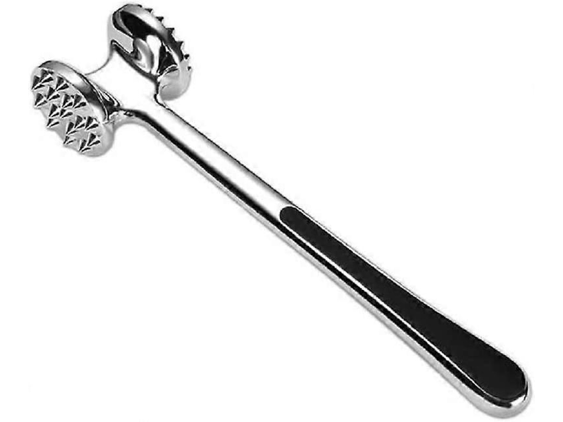 Martillo para Carne Heavy Tenderizador de Res Cerdo Pollo Cordero Con Puntas (negro)