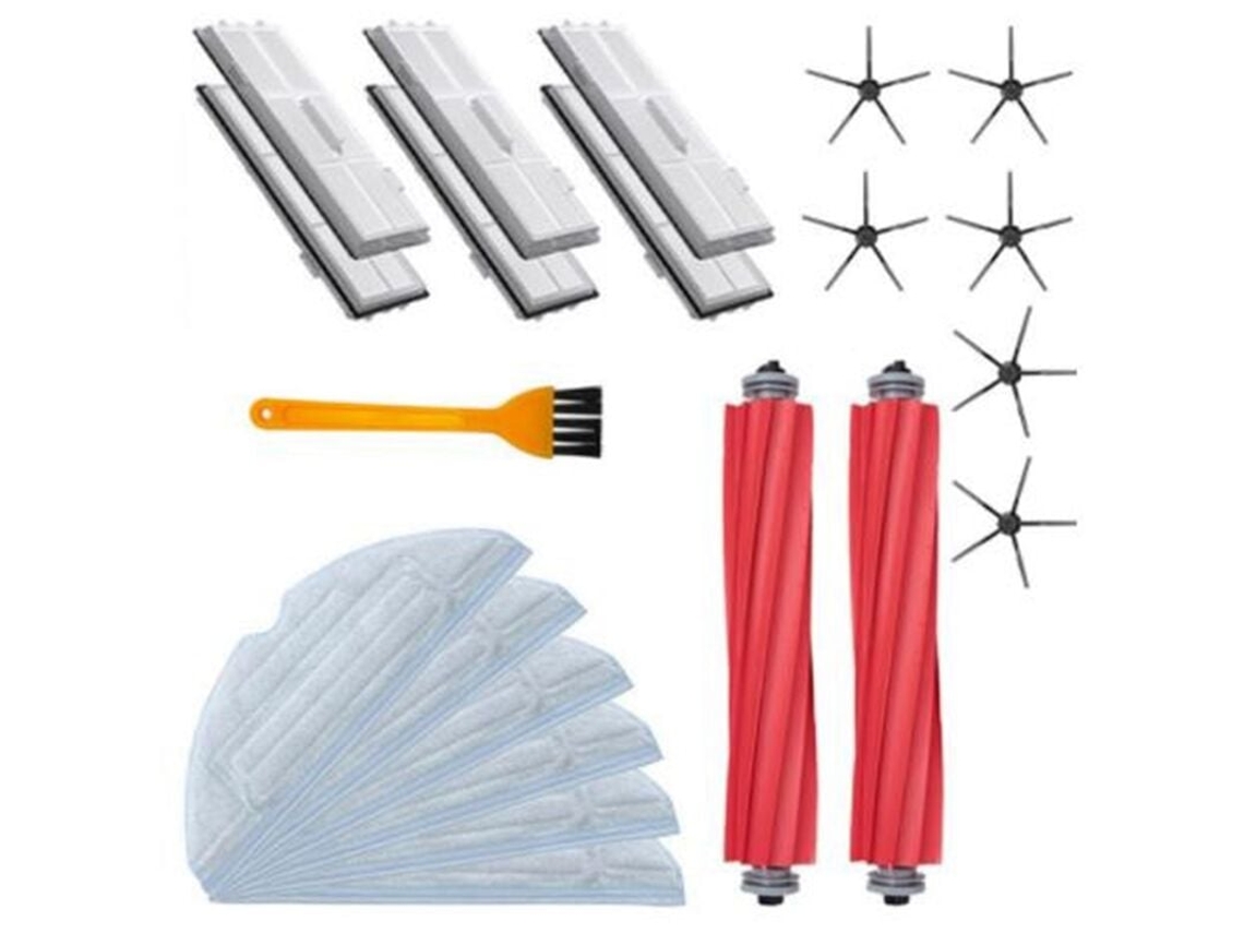 Kit De Filtro Hepa Para Aspirador De Pó Robô Xiaomi Roborock S7 T7s T7plus, Escova Lateral Principal E Esfregões Brilvibera
