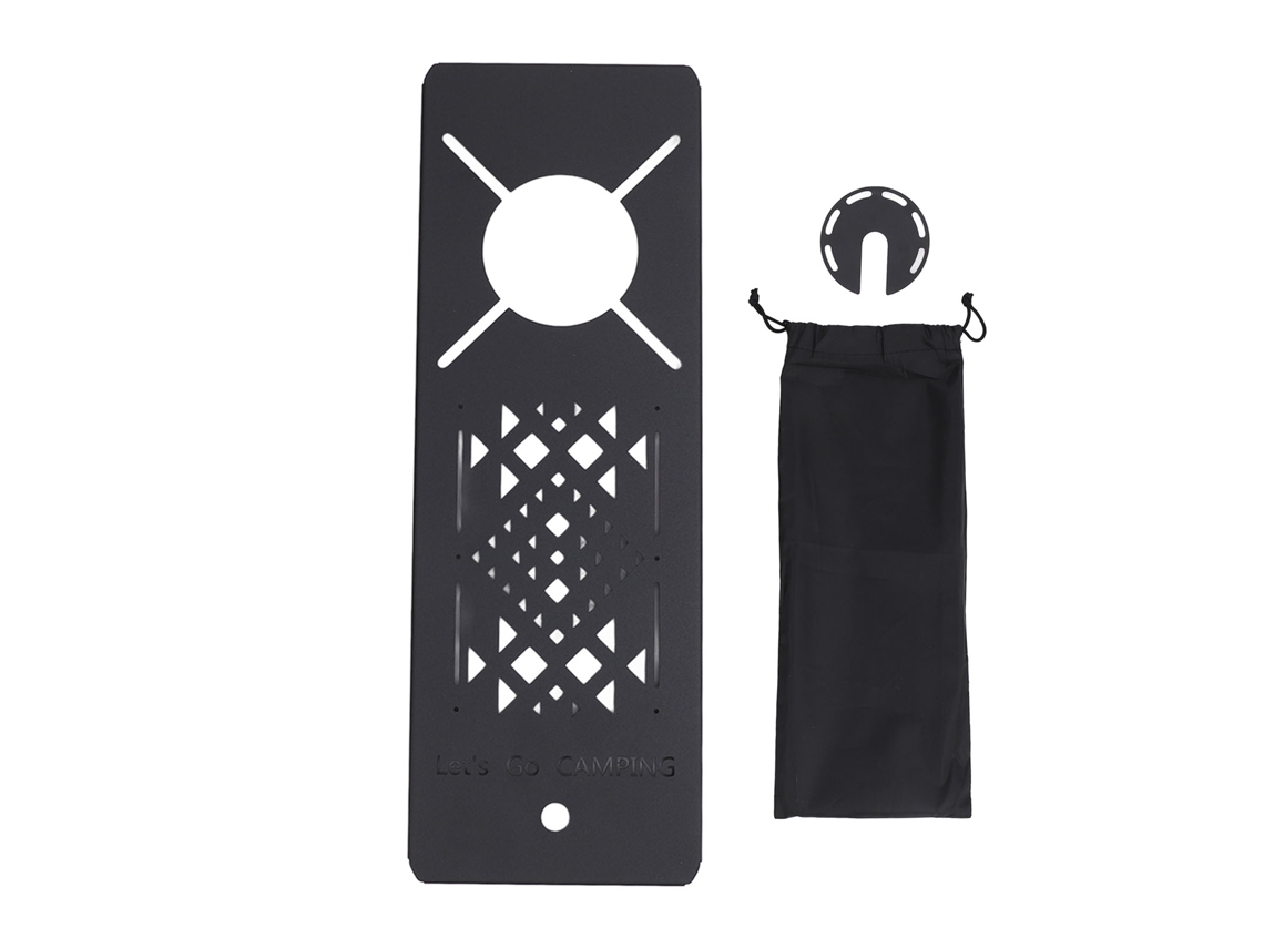 Business placa de mesa para camping em aço inoxidável | S/MARCA