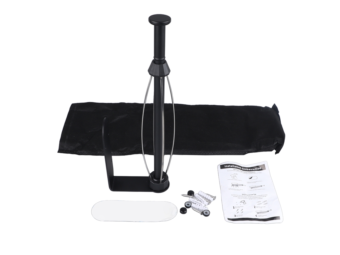 Nova Line suporte de Toalha de Papel com Amortecimento Autoadesivo Ou Perfuração Aço Inox para Cozinha Banheiro