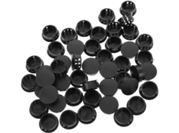 Ipetboom 20 Peças De Tampões Nylon Para Batentes Portas, Tampas Redondas Para Parafusos, Fechamento Decorativo Para