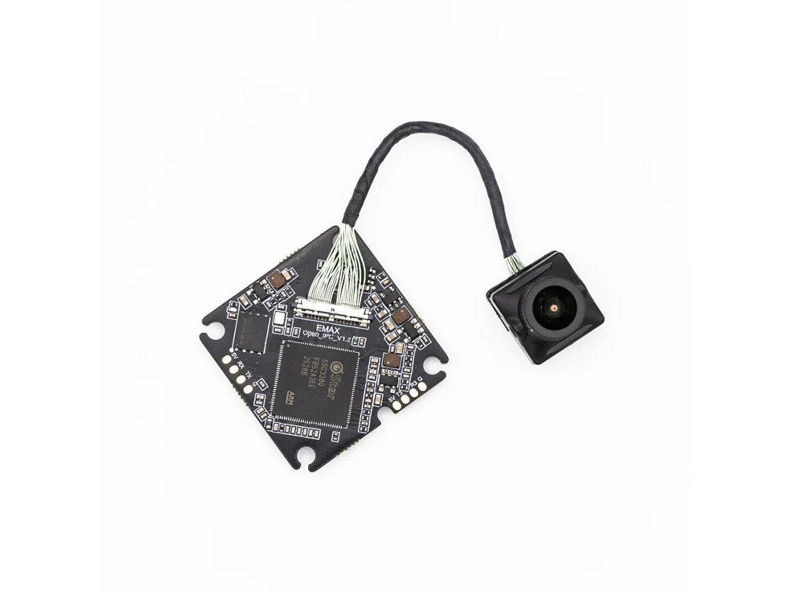 1 Conjunto Emax Openipc Wyvern Link Alphaa 5.8ghz Vtx 200mw Imx415 Câmara 1080p 120fps 2s 6s para Drones de Corrida Fpv MDUG