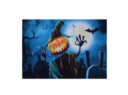 Tapete decorativo divertido de parede para Halloween, festa, 200x150cm, poliéster