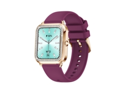 Smartwatch De 1,59 Polegadas Ip67 À Prova Dágua 25 Dias Em Espera Para Ios E Android Vermelho Yunzii