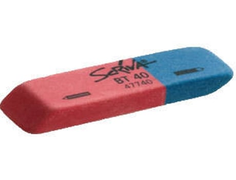 Borracha SCRIVA Mista Azul e Vermelho (58 x 19 x 8 cm)