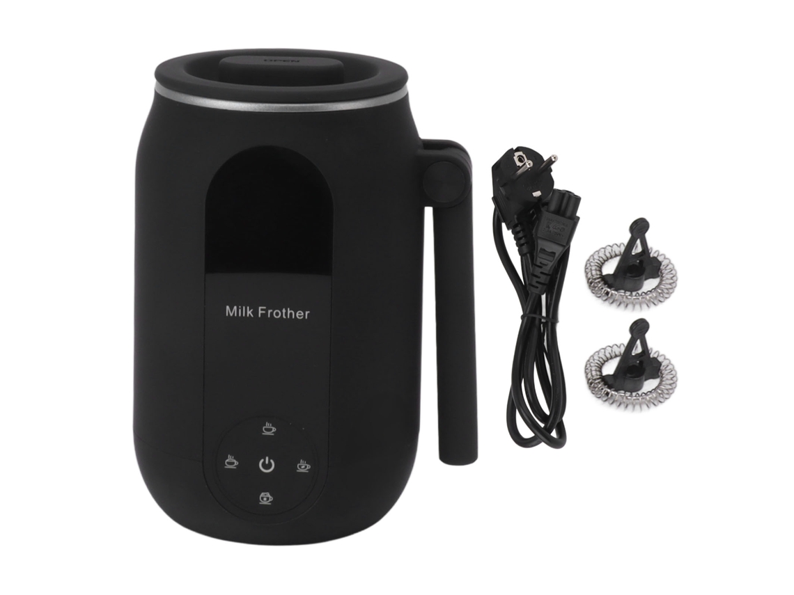 ESPUMADOR ELÉTRICO DE LEITE AQUAFORGE com aquecimento, quente e frio, para latte, cappuccino