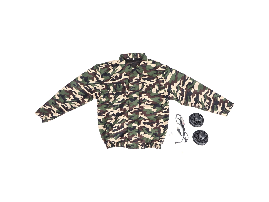 Summer Men Cooling Fan Jacket Air Conditioned Shirt For Working Fishing