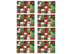8 Folhas de Adesivos de Natal ALLINLESS